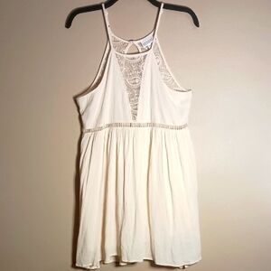 Shyanne Ivory Lace Detail Sleeveless Dress